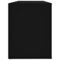 vidaXL jalatsikapp, must, 100 x 35 x 45 cm, tehispuit hind ja info | Jalatsikapid, jalatsiriiulid | kaup24.ee