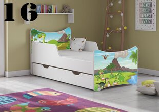 Voodi koos madratsi ja voodikastiga SMB Medium 16, 160x80 cm цена и информация | Детские кровати | kaup24.ee