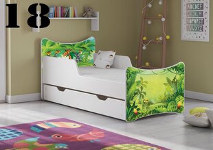 Кровать с матрасом и ящиком SMB Medium 18, 160x80 см цена и информация | Детские кровати | kaup24.ee