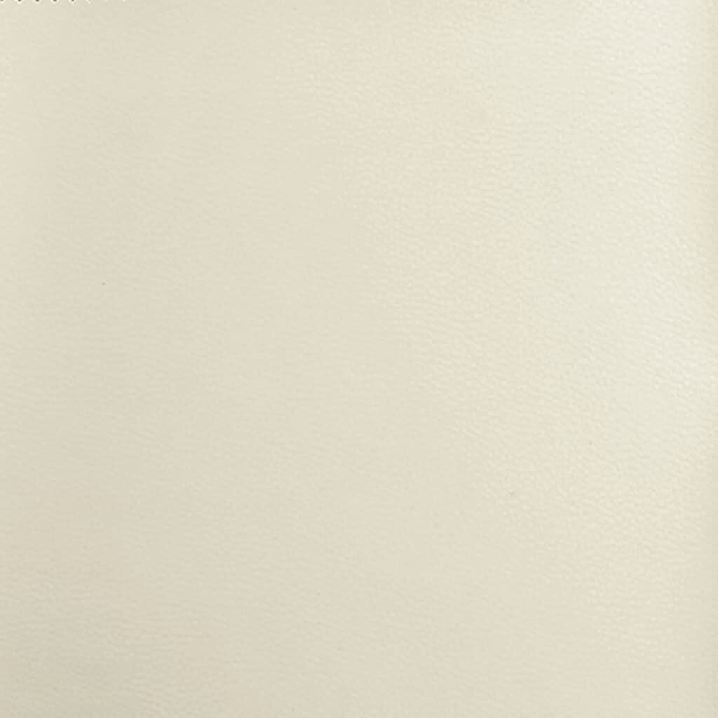 vidaXL pink, kreemjas, 107 x 80 x 81 cm, kunstnahk hind ja info | Jalatsikapid, jalatsiriiulid | kaup24.ee