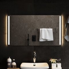 vidaXL LED-vannitoapeegel, 90x50 cm цена и информация | Зеркала | kaup24.ee