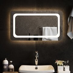 vidaXL LED-vannitoapeegel, 70x40 cm цена и информация | Подвесные зеркала | kaup24.ee