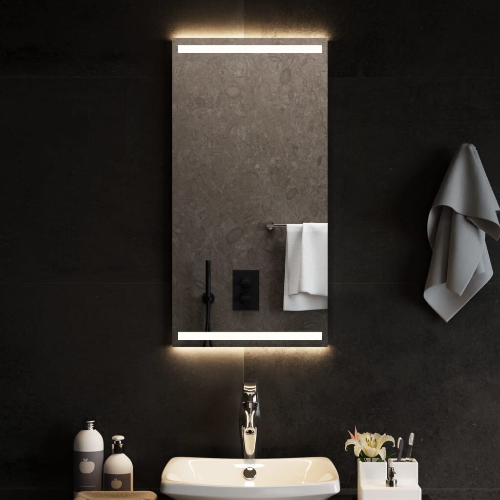 vidaXL LED vannitoapeegel, 40x80 cm hind ja info | Peeglid | kaup24.ee