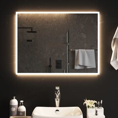 vidaXL LED vannitoapeegel, 60 x 80 cm цена и информация | Подвесные зеркала | kaup24.ee