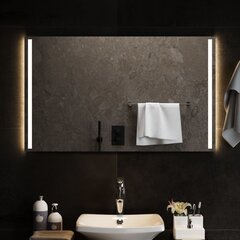 vidaXL LED vannitoapeegel, 100 x 60 cm hind ja info | Peeglid | kaup24.ee