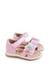 Laste südamega nahast sandaalid Pink Elianna 19376-98 цена и информация | Laste sandaalid | kaup24.ee