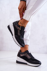 Naiste spordijalatsid Cross Jeans Wedge JJ2R4027C, must цена и информация | Спортивная обувь, кроссовки для женщин | kaup24.ee
