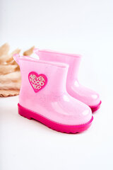 Laste Brokaatgaloshes Pink Rain 19735-69 цена и информация | Детские резиновые сапоги Леопард | kaup24.ee