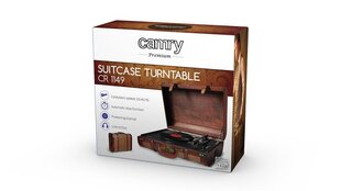 Проигрыватель для пластинок Camry Turntable suitcase CR 1149 цена и информация | Проигрыватели для пластинок, патефоны | kaup24.ee