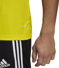 T-särk Adidas, kollane hind ja info | Jalgpalli varustus ja riided | kaup24.ee