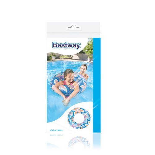 Ujumisrõngas Bestway 30/76 cm hind ja info | Täispuhutavad veemänguasjad ja ujumistarbed | kaup24.ee