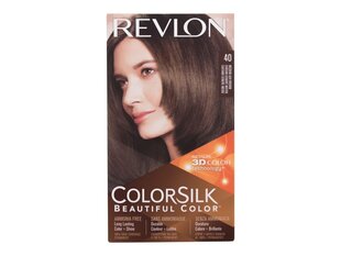 Краска для волос Revlon ColorSilk 40 Medium Ash Brown, 59,1 мл цена и информация | Краска для волос | kaup24.ee