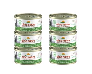 Almo Nature HFC Natural, для кошек, тихоокеанский тунец, 6x70 г. цена и информация | Кошачьи консервы | kaup24.ee
