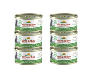 Almo Nature HFC Natural, kassidele, Vaikse ookeani tuunikala, 6x70 g. hind ja info | Konservid kassidele | kaup24.ee