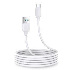 Joyroom USB charging / data cable - USB Type C 3A 2m white (S-UC027A9) (2) kaina ir informacija | Mobiiltelefonide kaablid | kaup24.ee