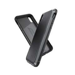 X-Doria Defense Lux - Etui aluminiowe iPhone Xs Max (Drop test 3m) (Black Carbon Fiber) hind ja info | Telefoni kaaned, ümbrised | kaup24.ee