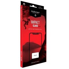 MS ImpactGLASS Edge 3D iPhone 7/8 czarny/black HybrydGlass 8H (Black) hind ja info | Ekraani kaitsekiled | kaup24.ee