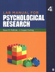 Lab Manual for Psychological Research 4th Revised edition цена и информация | Книги по социальным наукам | kaup24.ee