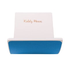 KiddyMoon Puidust tasakaalulaud lastele Puidust kiikulaud Montessori mänguasi lastele Tasakaalustatav laud beebidele Puidust mänguasjad Wobble Board 80x30cm, valge/sinine vildist цена и информация | Балансировочные подушки | kaup24.ee