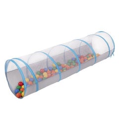 Складной туннель со 400 шариками Selonis, серо-синий: желтый/зеленый/синий/красный/оранжевый цена и информация | Игрушки для малышей | kaup24.ee