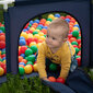Selonis Beebi mänguväljak suur suurus mänguväljak 100 palliga lastele, tumesinine:babyblue/blue/pearl hind ja info | Reisivoodid, mänguaedikud | kaup24.ee