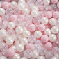 Selonis kuusnurkne 6-poolne mängupliiats 900 palliga, roosa:pulberroosa/pärlmutter/läbipaistev hind ja info | Imikute mänguasjad | kaup24.ee