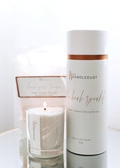 Lõhnaküünalde komplekt The Candledust Rhubarb Sparkle 650 g + 22 tahti hind ja info | Küünlad, küünlajalad | kaup24.ee