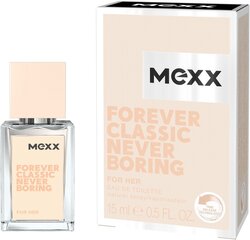 Mexx Forever Classic Never Boring EDT для женщин 15 мл цена и информация | Женские духи | kaup24.ee