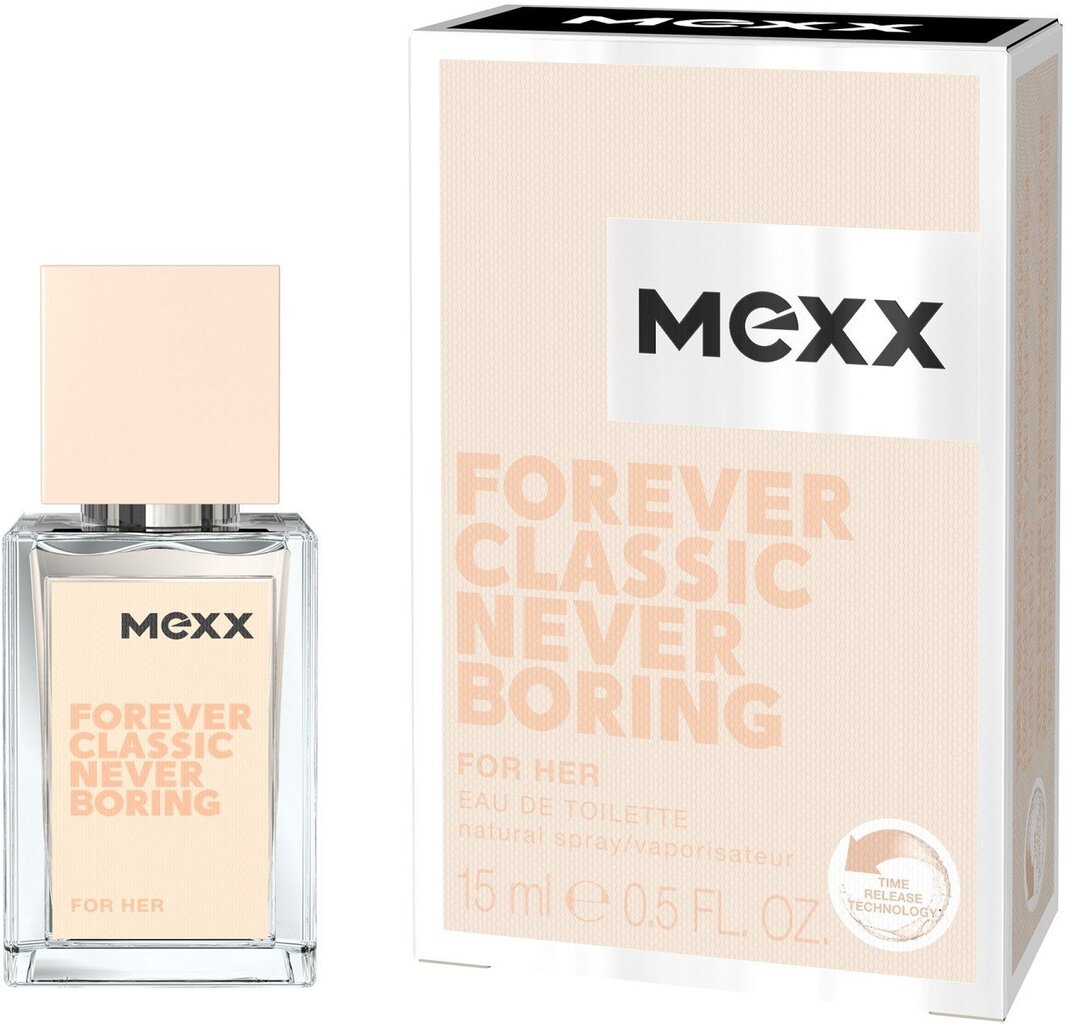 Mexx Forever Classic Never Boring EDT naistele 15 ml цена и информация | Naiste parfüümid | kaup24.ee