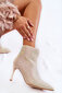 Naiste kõrge kontsaga kingad tsirkoonbeeži värviga Irma 22479-H hind ja info | Naiste saapad | kaup24.ee