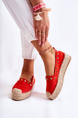 Naastudega naiste espadrillid Red Laross hind ja info | Naiste kingad | kaup24.ee