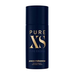 Pihustatav deodorant Paco Rabanne Pure XS Men meestele 150 ml цена и информация | Парфюмированная косметика для мужчин | kaup24.ee