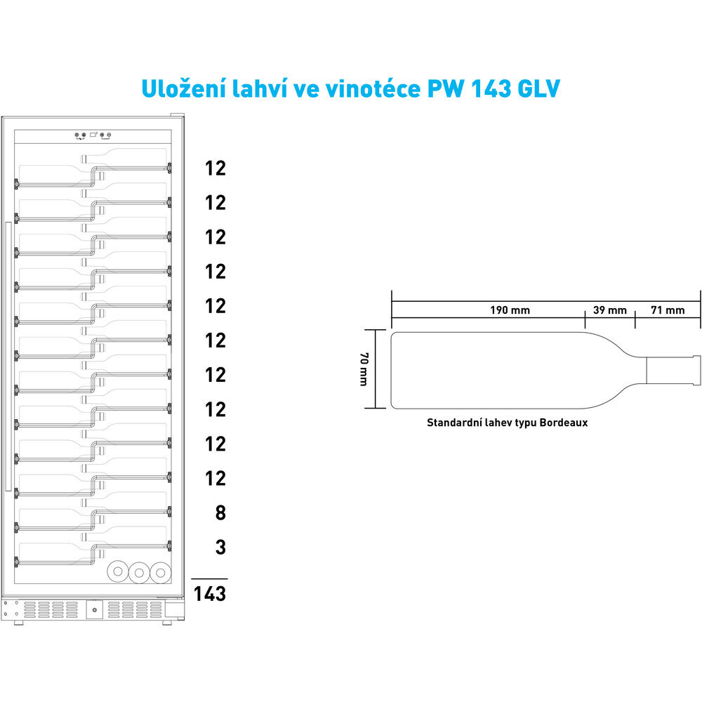 Philco PW 143 GLV hind ja info | Veinikülmikud | kaup24.ee