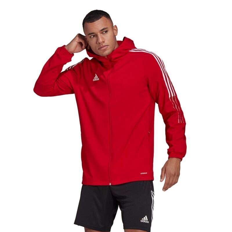 Meeste dressipluus Adidas Tiro 21 Windbreaker M, punane hind ja info | Meeste spordiriided | kaup24.ee