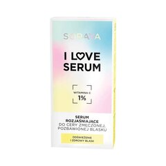 Helendav seerum väsinud ja hallile nahale Soraya I Love Serum, 30ml цена и информация | Сыворотки для лица, масла | kaup24.ee