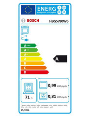 Bosch HBG5780W6 цена и информация | Духовки | kaup24.ee