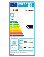 Bosch CBG675BS3 цена и информация | Духовки | kaup24.ee