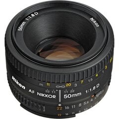 Nikon AF Nikkor 50mm f/1.8D цена и информация | Nikon Мобильные телефоны, Фото и Видео | kaup24.ee