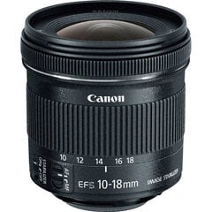 Canon EF-S 10-18mm f/4.5-5.6 IS STM hind ja info | Objektiivid | kaup24.ee