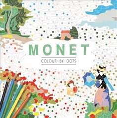 Monet: Colour by Dots hind ja info | Värviraamatud | kaup24.ee