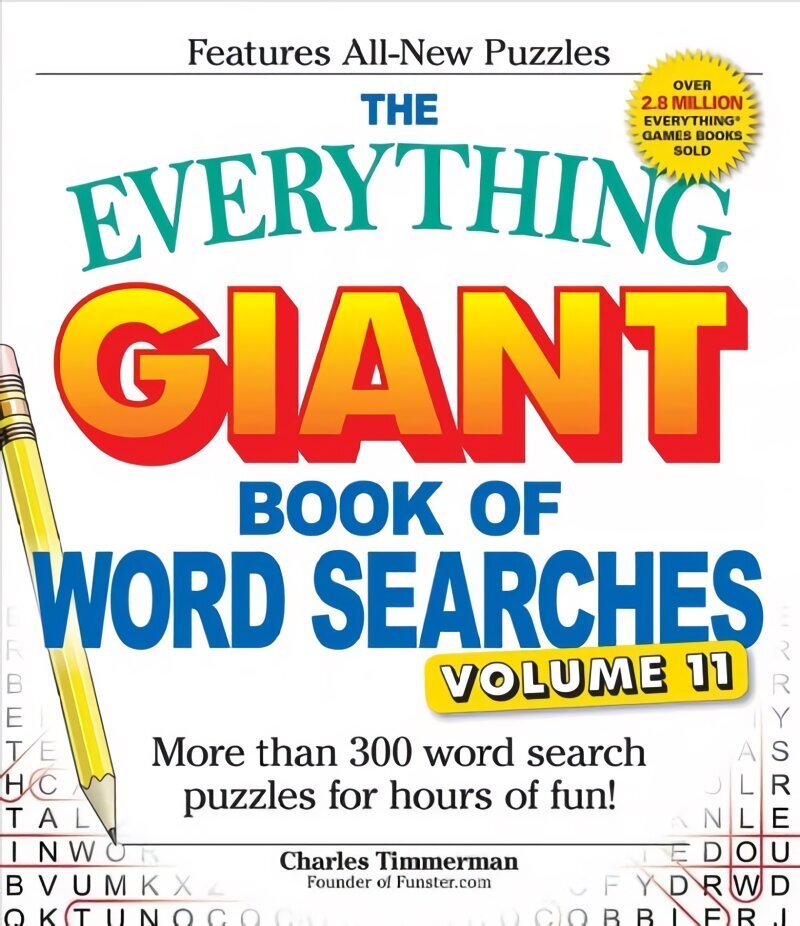 Everything Giant Book of Word Searches, Volume 11: More Than 300 Word Search Puzzles for Hours of Fun! цена и информация | Tervislik eluviis ja toitumine | kaup24.ee