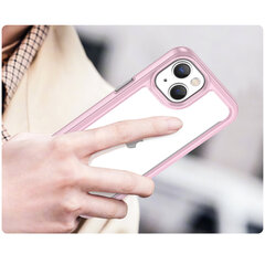 Telefoniümbris Outer Space Case iPhone 14 Plus hard cover with a gel frame pink, roosa hind ja info | Telefoni kaaned, ümbrised | kaup24.ee