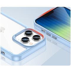 Telefoniümbris Outer Space Case iPhone 14 Pro hard cover with a gel frame blue, sinine hind ja info | Telefoni kaaned, ümbrised | kaup24.ee
