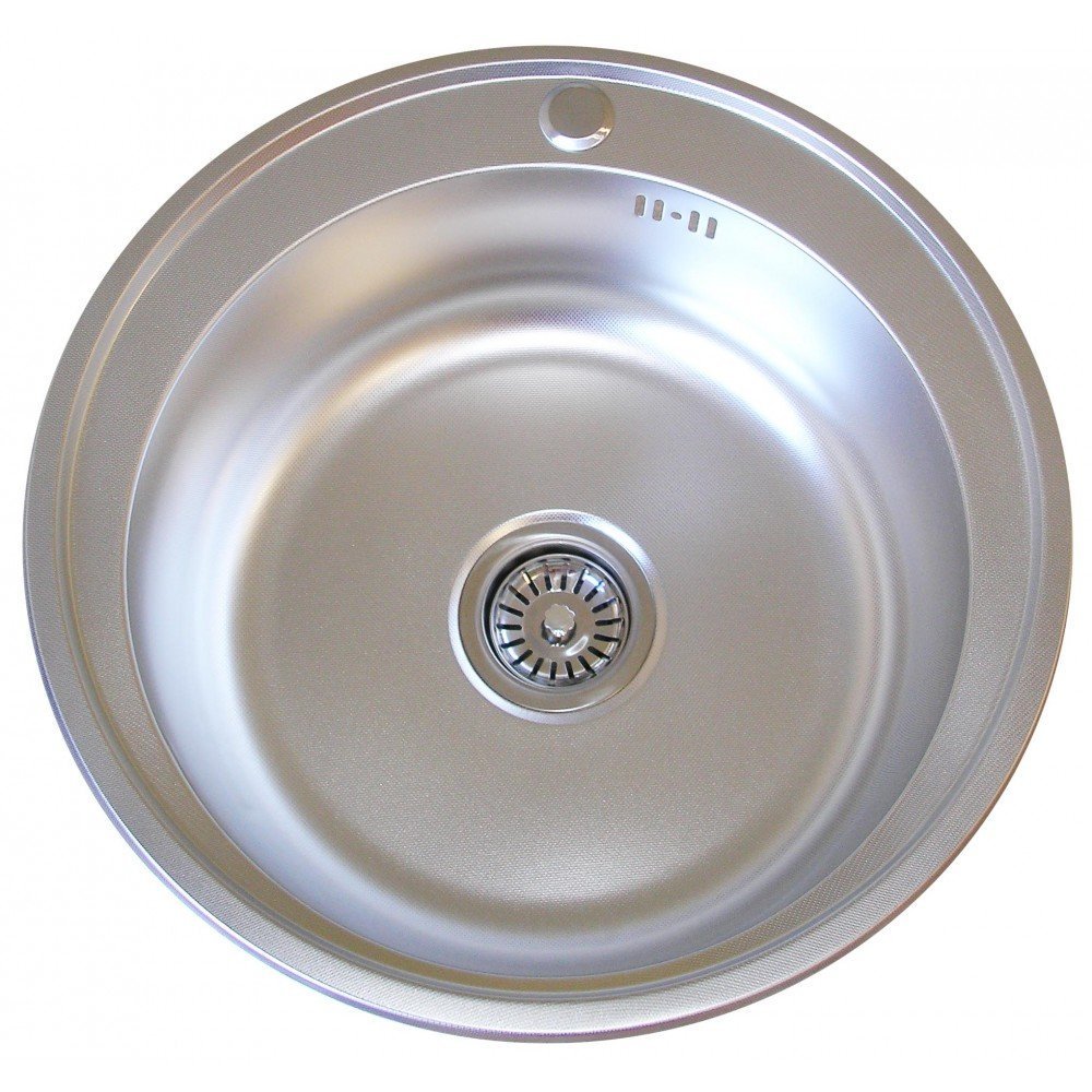 Кухонная мойка Mira Sink Light Mr-m-510 0,8/180 (510х510х180 мм.), врезная, матовая