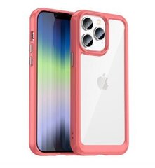 Telefoniümbris Outer Space Case iPhone 14 Pro Max hard cover with a gel frame, punane цена и информация | Чехлы для телефонов | kaup24.ee