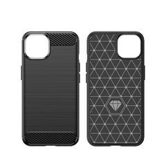 Telefoniümbris Carbon Case for iPhone 14 Plus flexible gel back cover, must цена и информация | Чехлы для телефонов | kaup24.ee