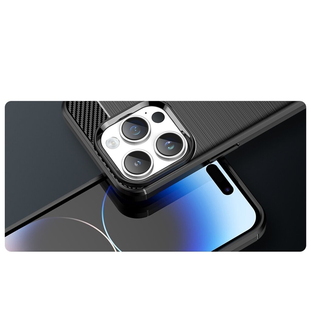Telefoniümbris Case iPhone 14 Pro Max flexible gel back cover, must hind ja info | Telefoni kaaned, ümbrised | kaup24.ee