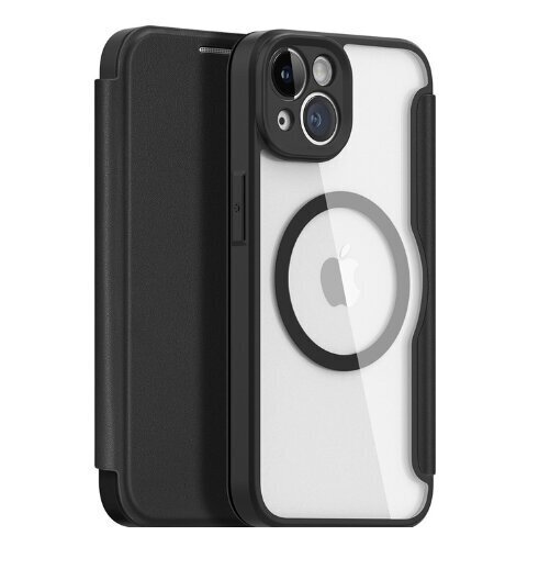 Telefoniümbris Dux Ducis Skin X Pro case iPhone 14 MagSafe magnetic flip case, must цена и информация | Telefoni kaaned, ümbrised | kaup24.ee