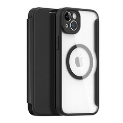 Telefoniümbris Dux Ducis Skin X Pro Case iPhone 14 Plus Magnetic MagSafe Flip Case, must hind ja info | Telefoni kaaned, ümbrised | kaup24.ee