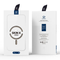 Telefoniümbris Dux Ducis Skin X Pro case iPhone 14 Pro MagSafe magnetic flip cover, beež цена и информация | Чехлы для телефонов | kaup24.ee